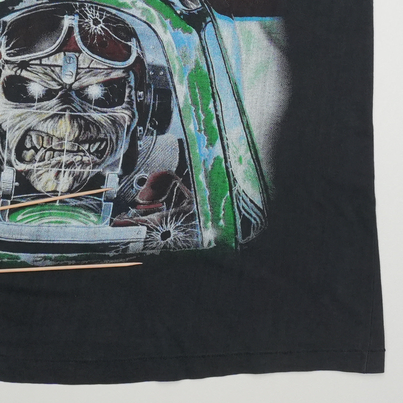 1988 Iron Maiden Can I Play With Madness Shirt Detail 3