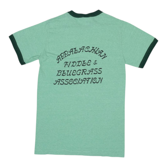 1970s Appalacian Fiddle Bluegrass Association Shirt Back