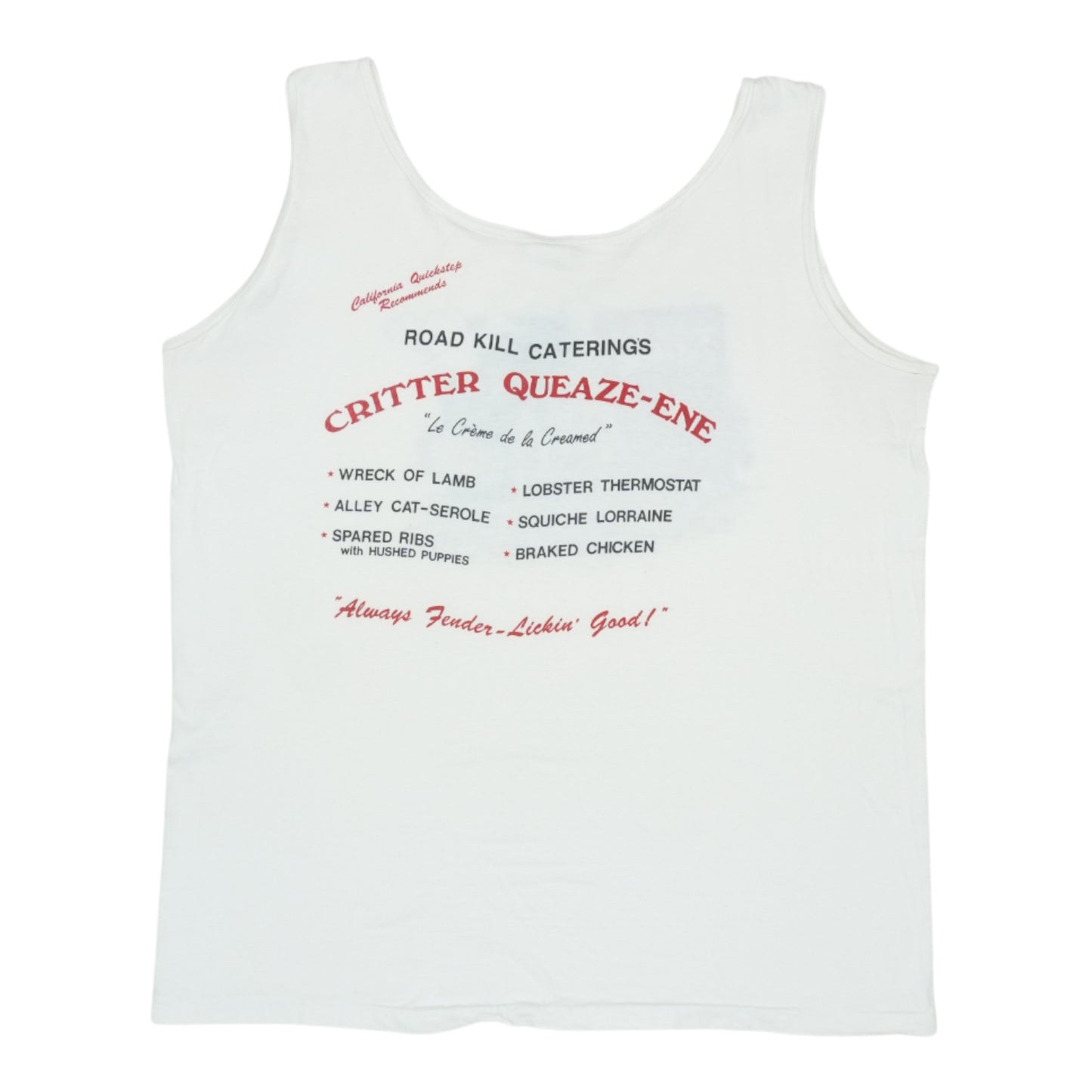 1988 Road Kill Catering Tank Top Shirt