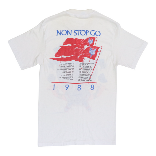 1988 Robert Plant Non Stop Go Tour Shirt Back