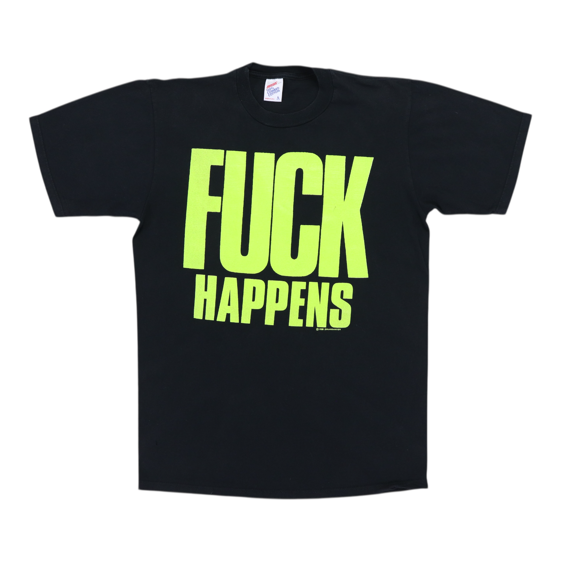 1988 Soundgarden Fuck Happens Shirt | Authentic Vintage Tee – WyCo