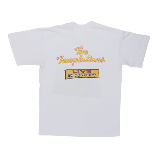 1988 The Temptations Live In Concert Shirt Back