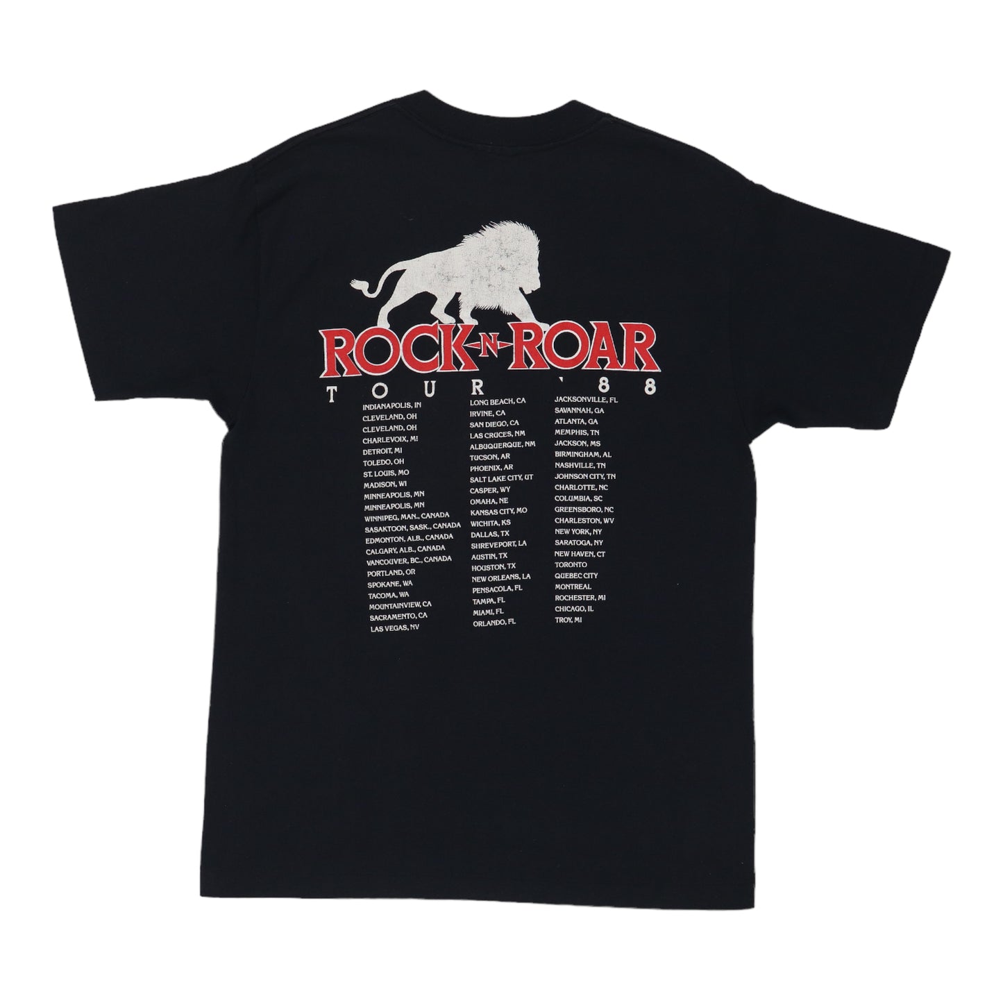 1988 White Lion Rock N Roar Tour Shirt