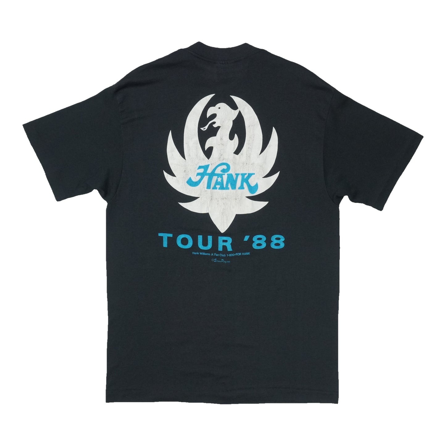 1988 Hank Williams Jr Wild Streak Tour Shirt
