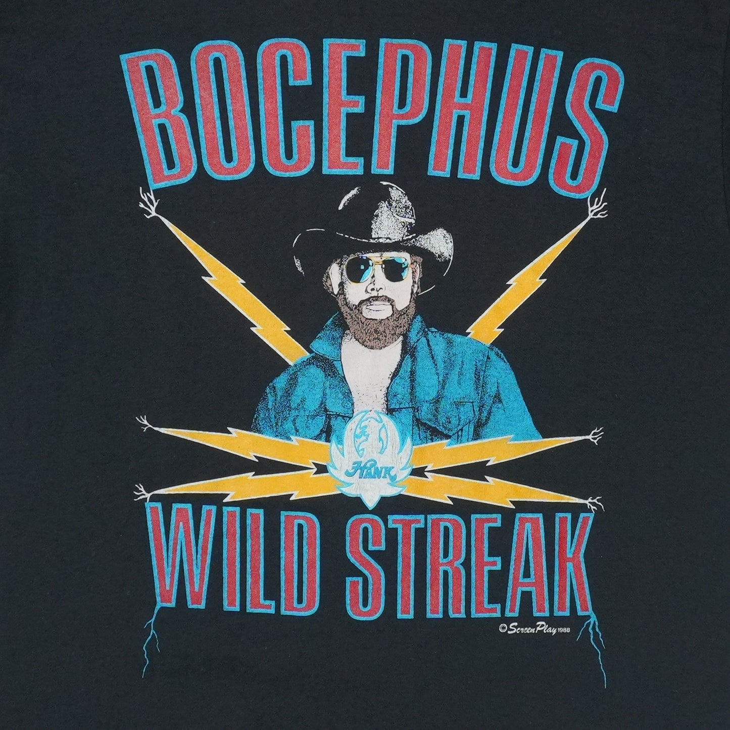 1988 Hank Williams Jr Wild Streak Tour Shirt