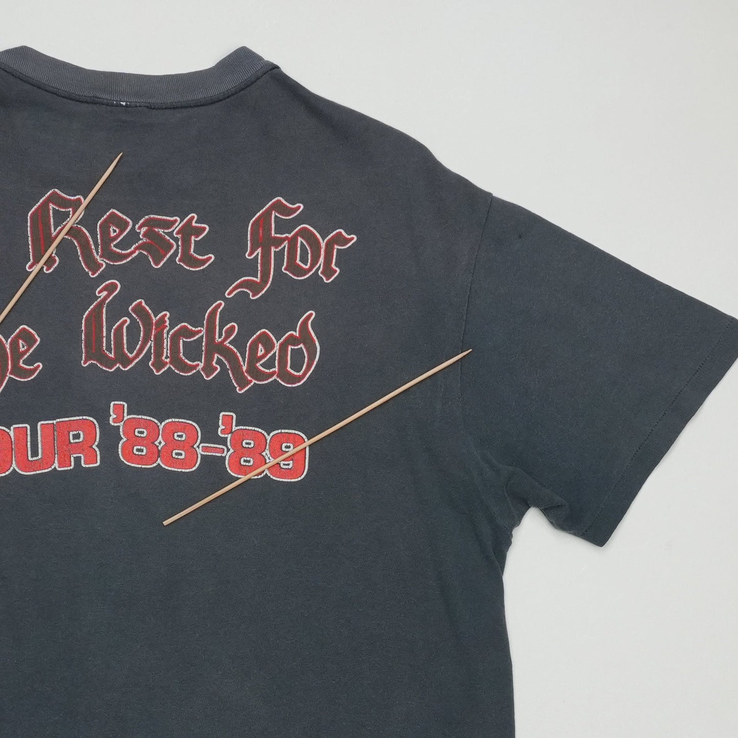 1988 Ozzy Osbourne No Rest for the Wicked Tour Shirt Detail 6