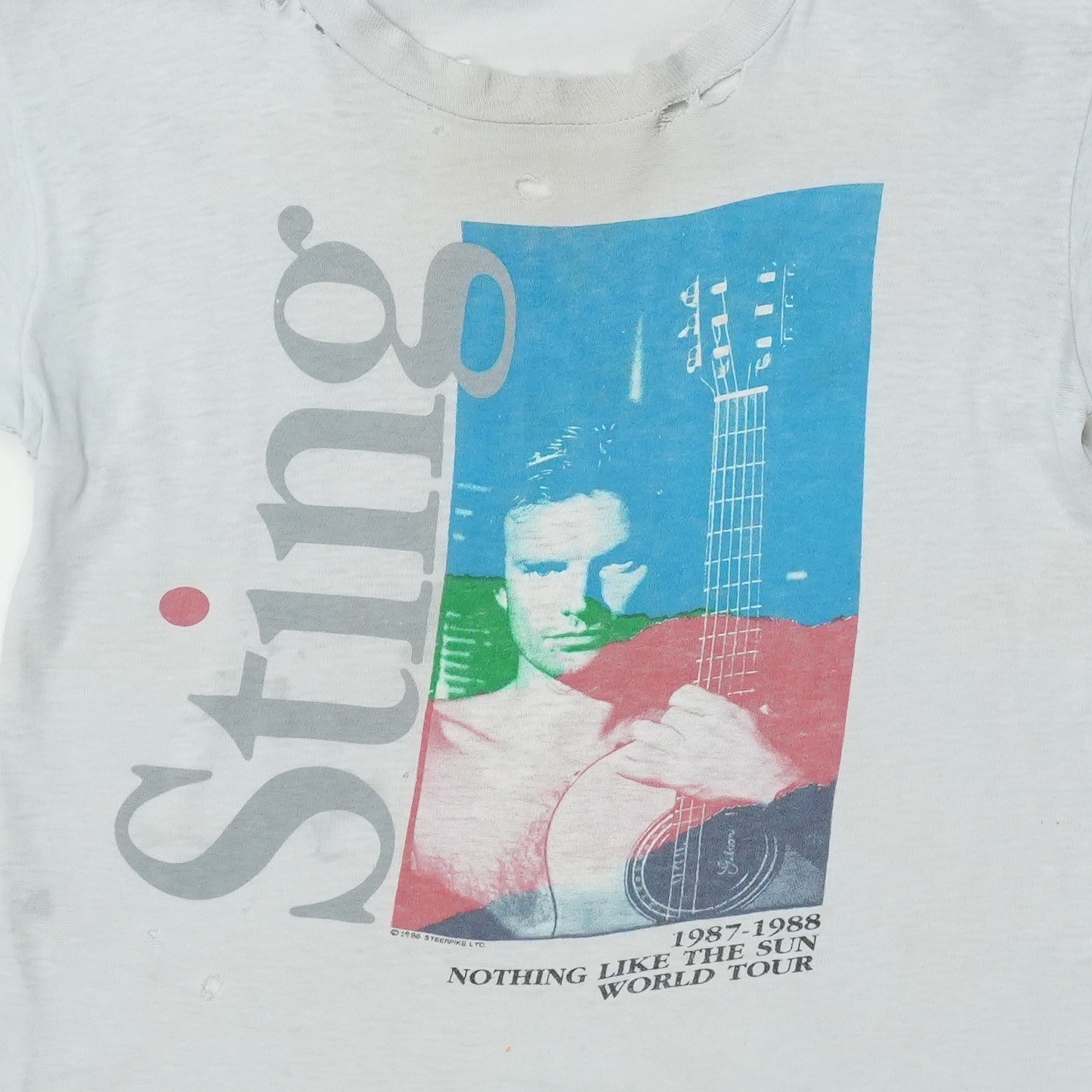 1988 Sting Nothing Like The Sun World Tour Shirt