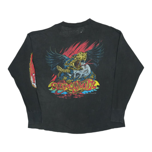 1988 Toxic Twins Aerosmith Long Sleeve Shirt Back