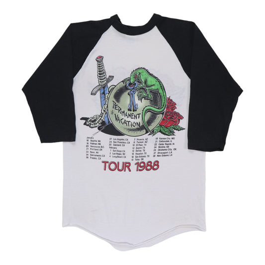 1988 Aerosmith Permanent Vacation Tour Jersey Back