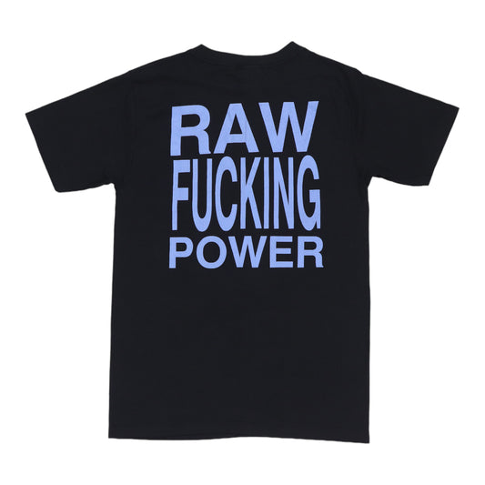 1988 Iggy Pop Raw Fucking Power Shirt Back