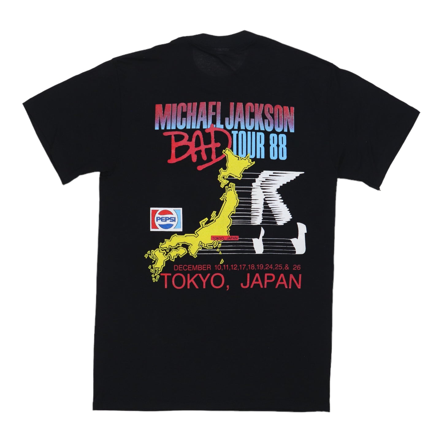 1988 Michael Jackson Bad Tour Shirt