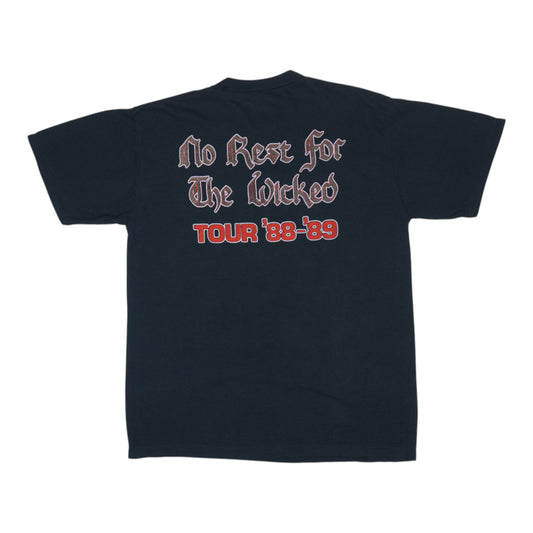 1988 Ozzy Osbourne No Rest For The Wicked Tour Shirt