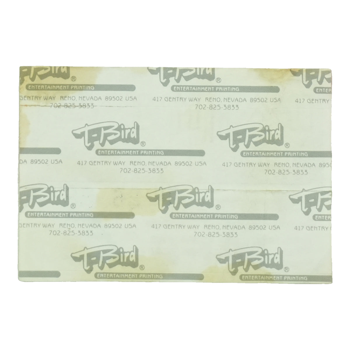 1988 Iron Maiden Seventh Tour Of A Seventh Tour Local Staff Pass back