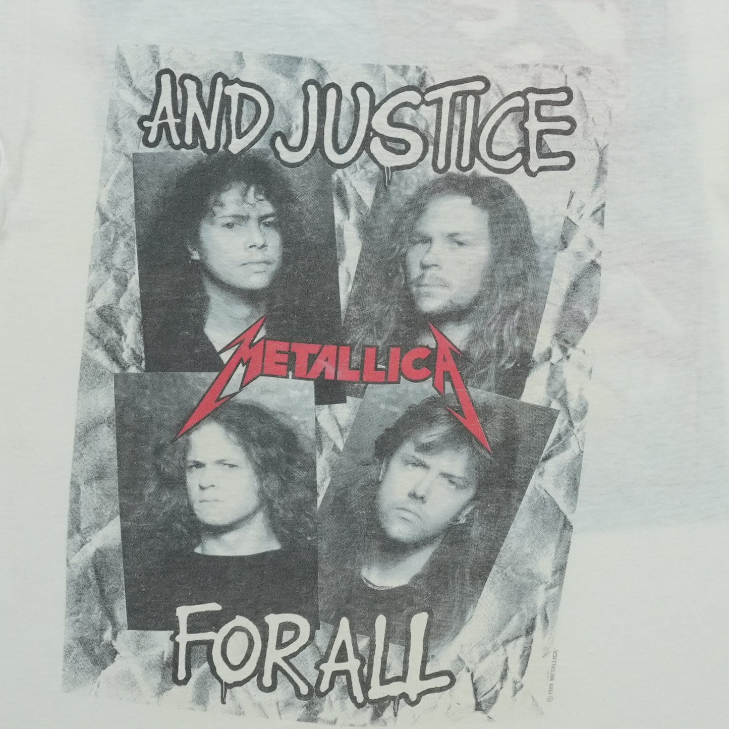 1988 Metallica And Justice For All Shirt Detail 2