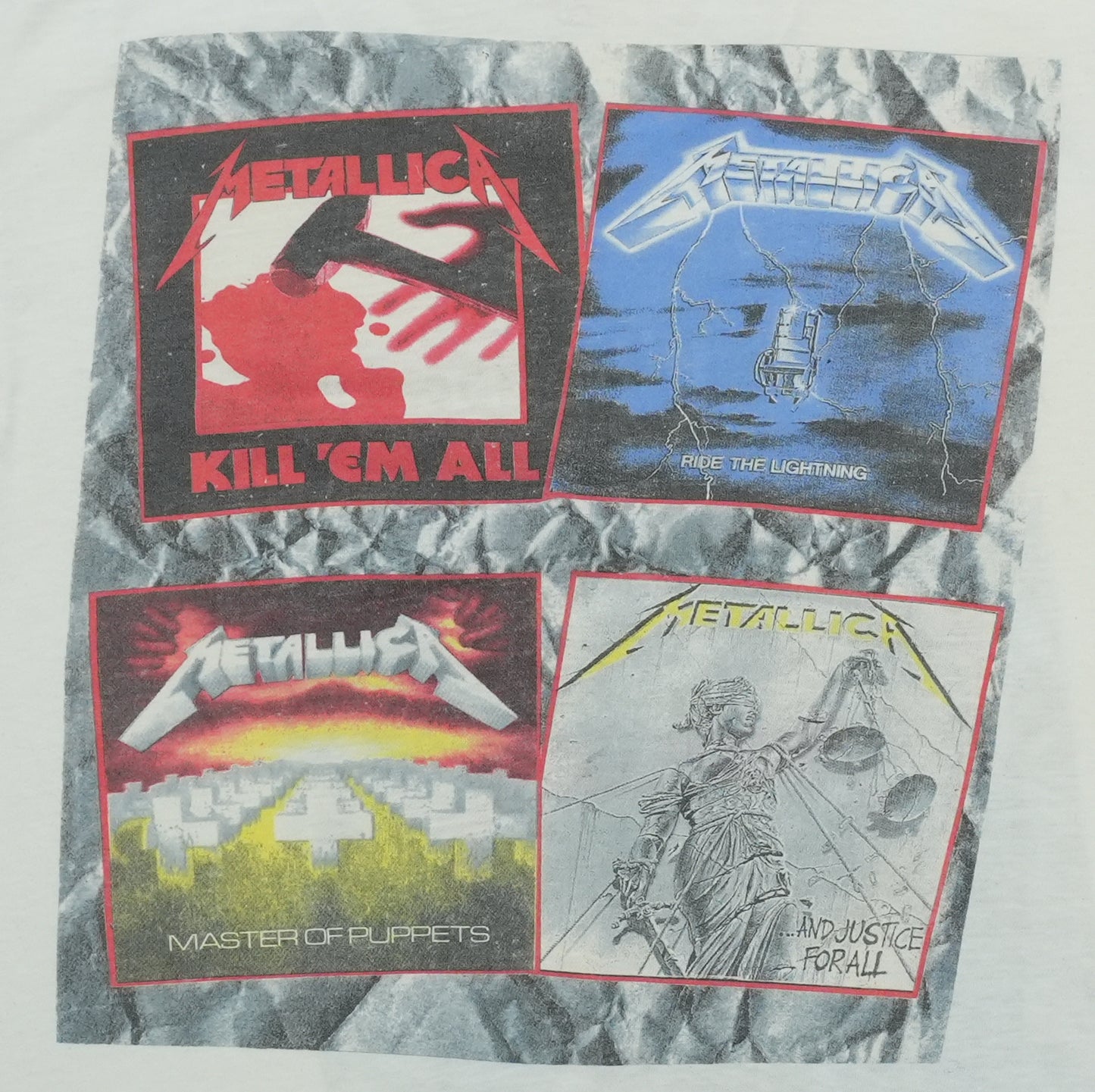 1988 Metallica And Justice For All Shirt Detail 5