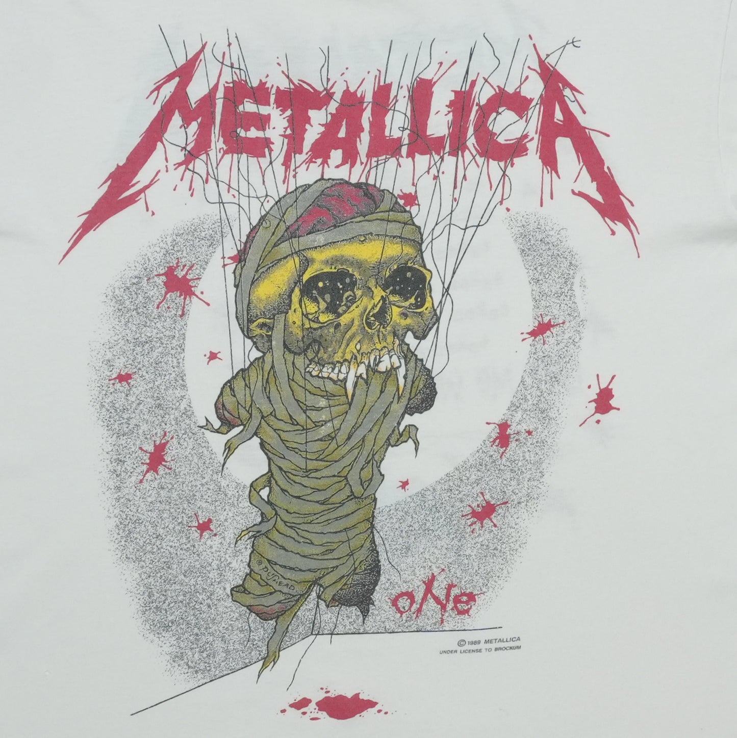 1988 Metallica One Shirt Detail 2