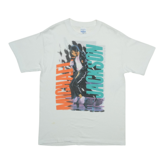 1988 Michael Jackson Bad Tour Shirt Front