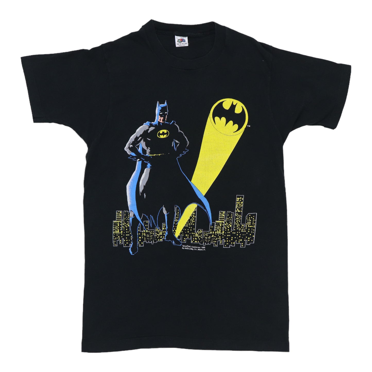 1989 Batman Bat Signal DC Comics Shirt