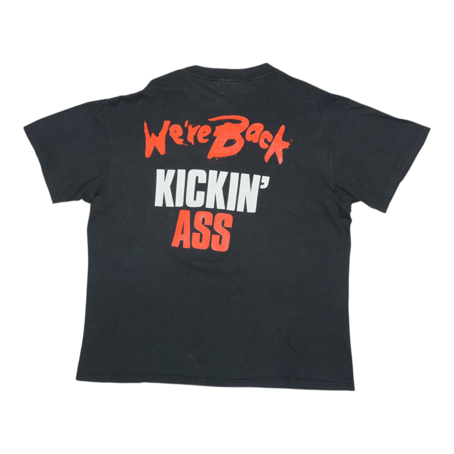 1989 Bon Jovi We're Back Kickin Ass Shirt