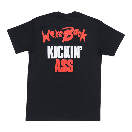 1989 Bon Jovi We're Back Kickin Ass Tour Shirt Back