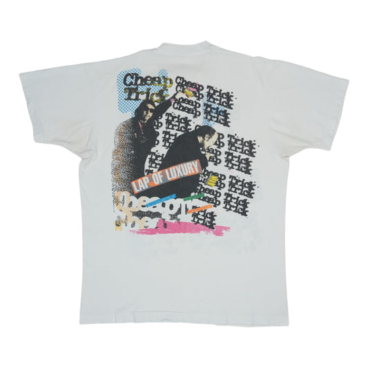 1989 Cheap Trick Lap Of Luxury Tour Shirt Back