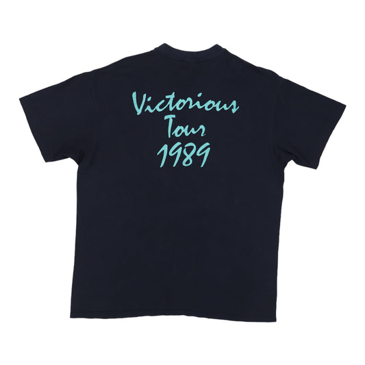 1989 Chicago Victorious Tour Shirt Back