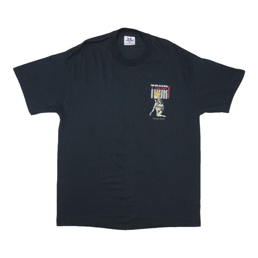 1989 Great White Double Header Tour Local Crew Shirt