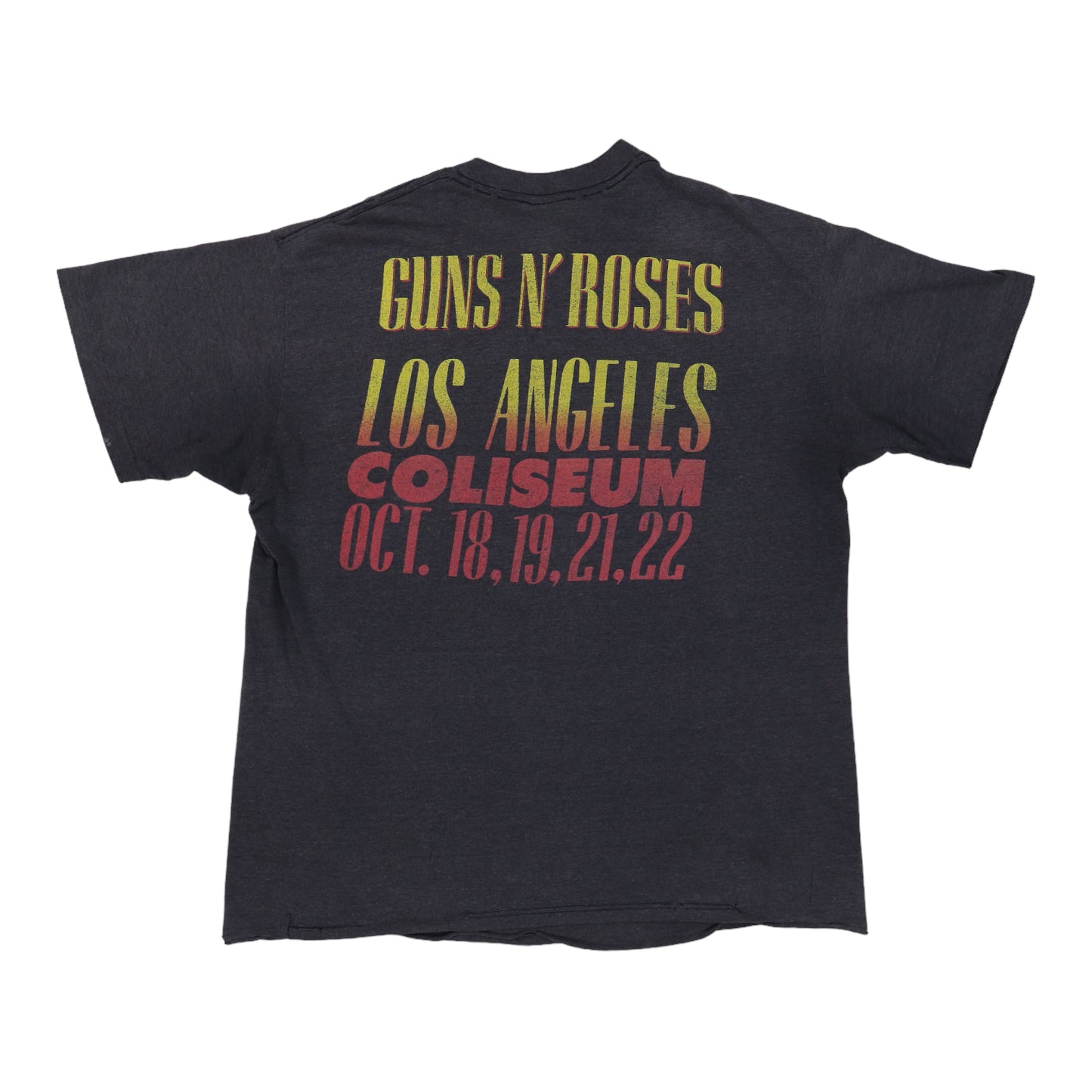 1989 Guns N Roses Stoned In LA Concert Shirt