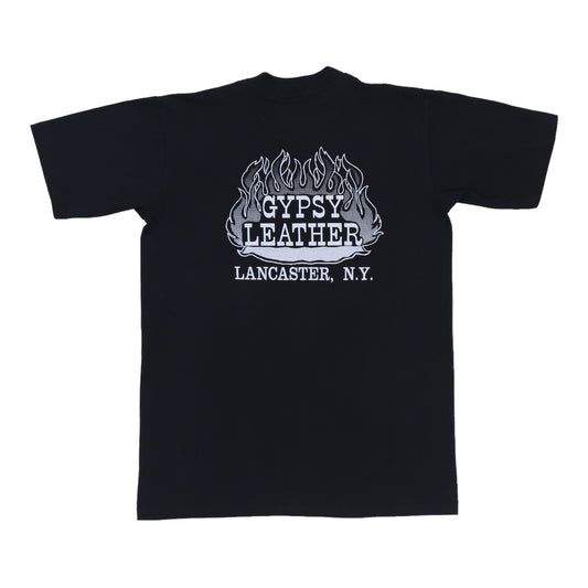 1989 Harley Davidson The Lone Wolf Lancaster Shirt Back