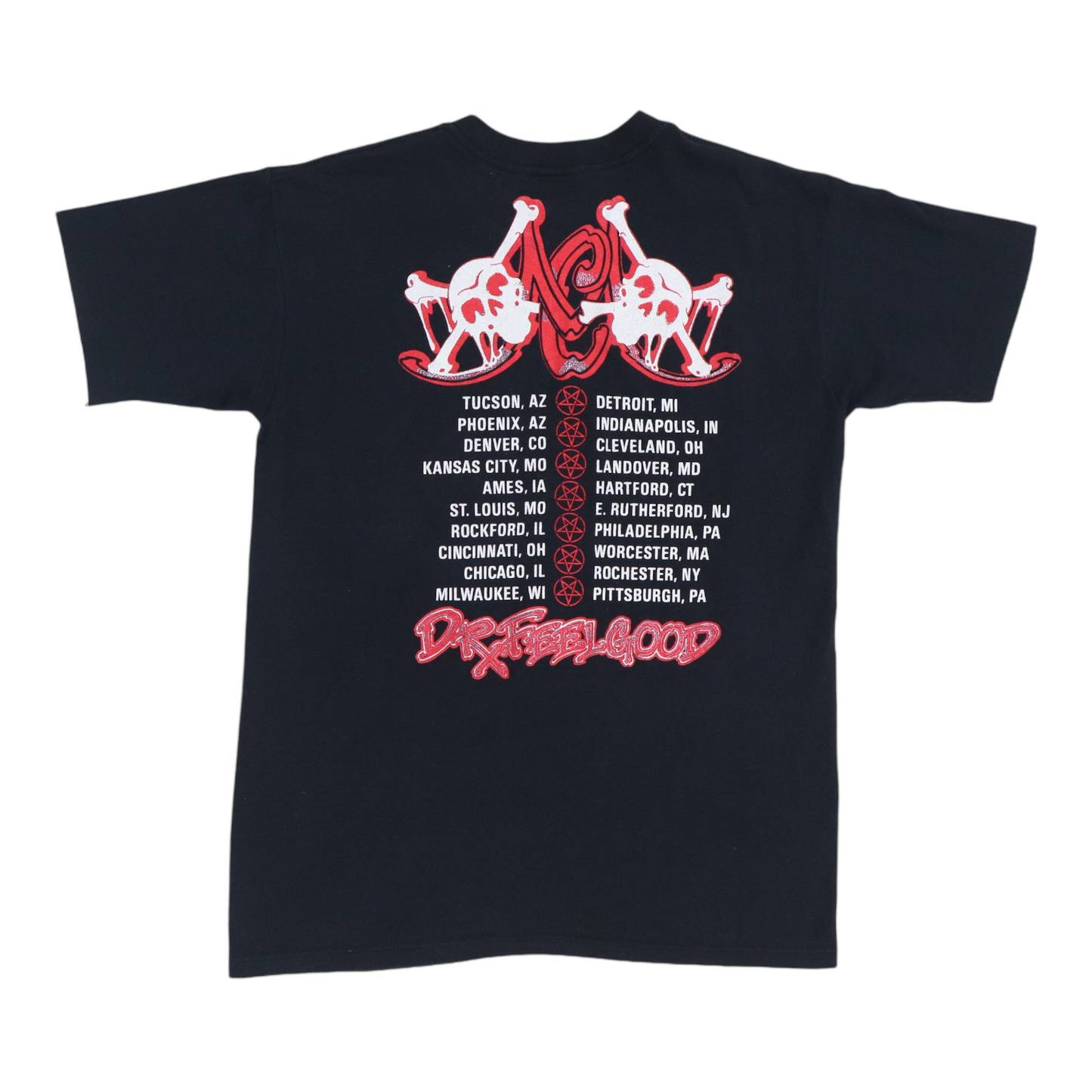 1989 Motley Crue Dr Feelgood Tour Shirt