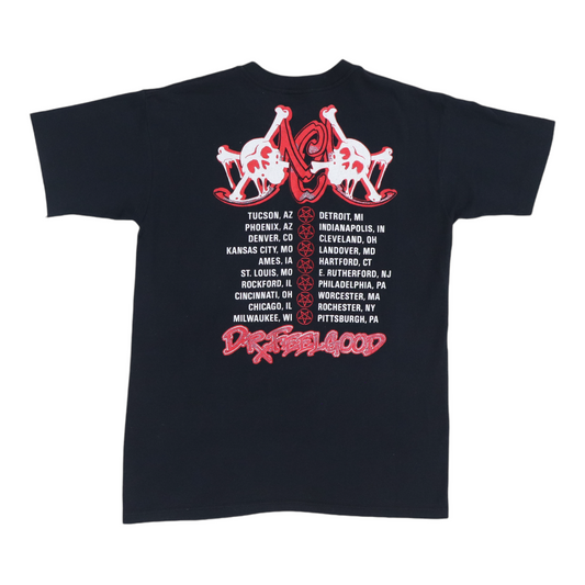 1989 Motley Crue Dr Feelgood Tour Shirt Back