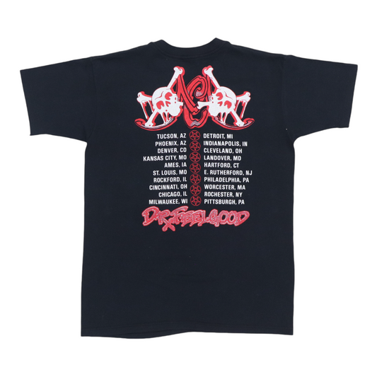 1989 Motley Crue Dr Feelgood Tour Shirt Back