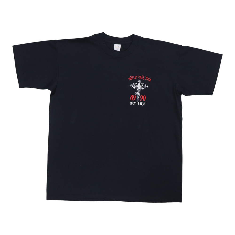 1989 Motley Crue Local Crew Tour Shirt