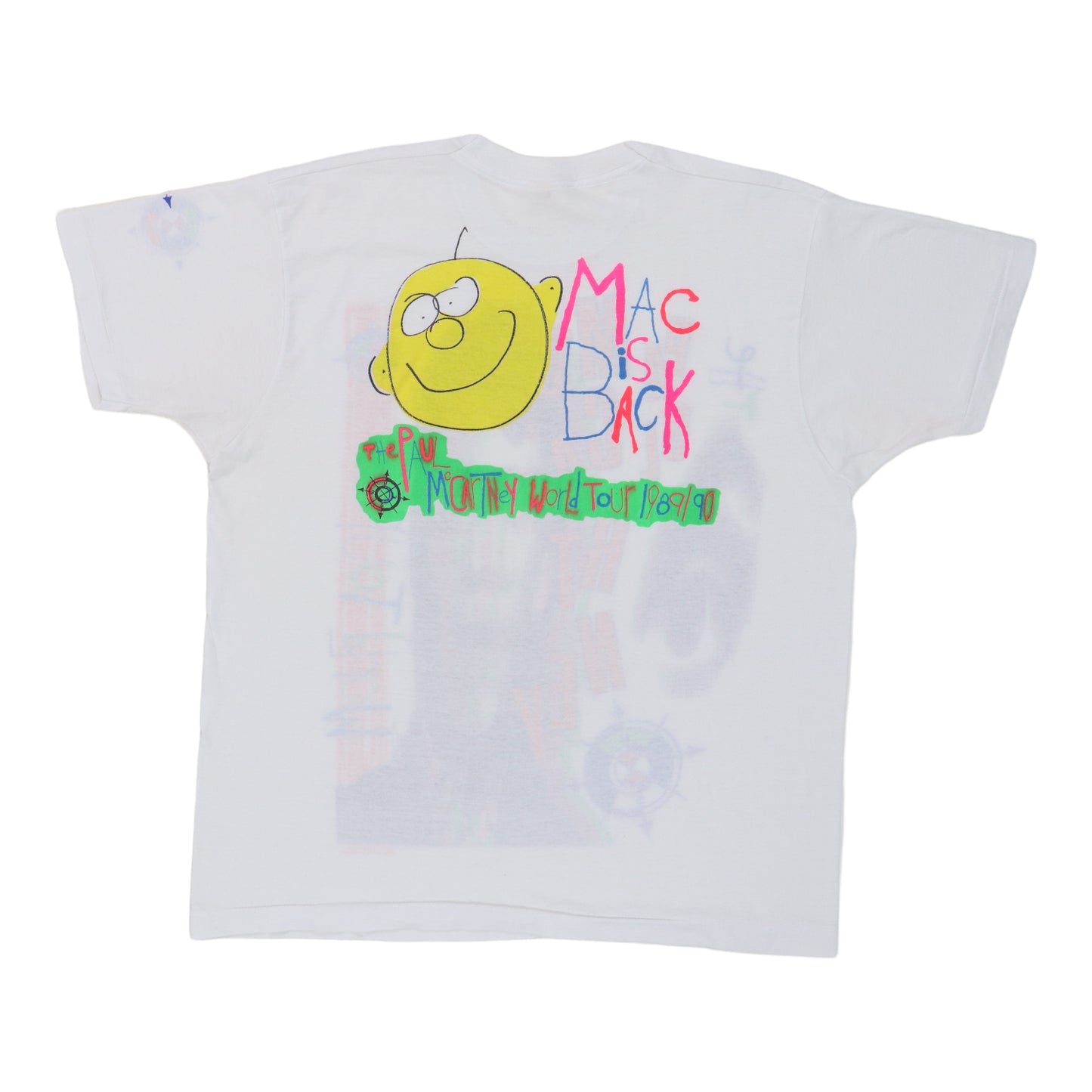 1989 Paul McCartney New World Tour Shirt