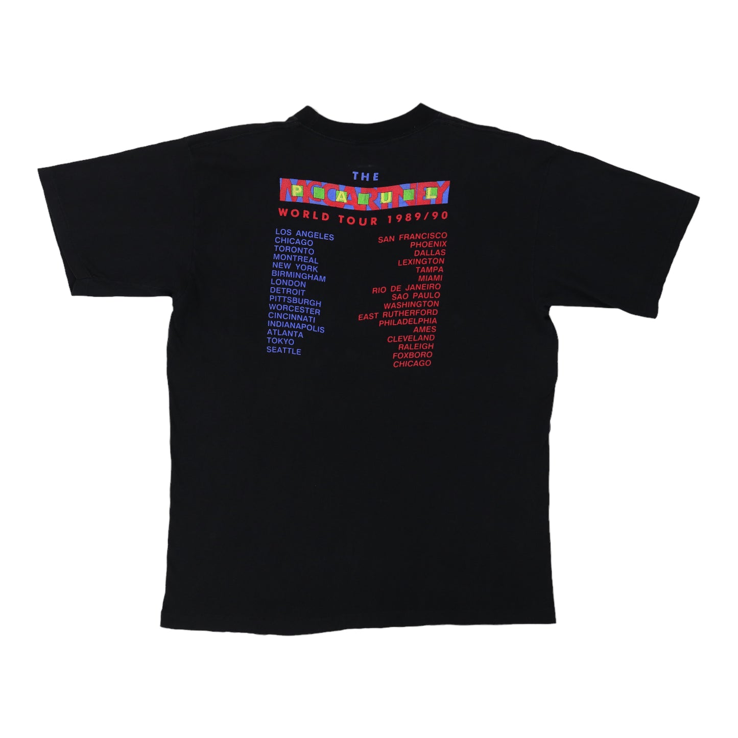 1989 Paul McCartney World Tour Shirt
