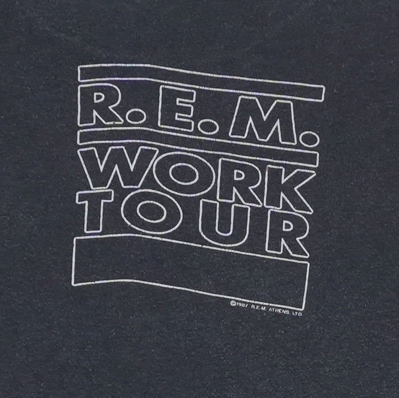 1989 R.E.M. Work Tour Shirt Detail 4