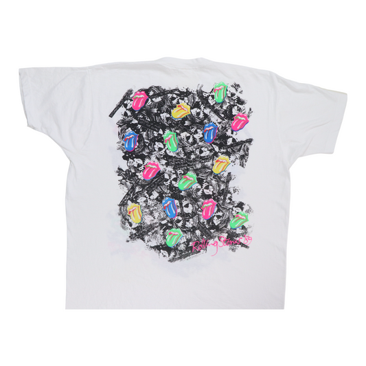 1989 Rolling Stones Steel Wheels Shirt Back
