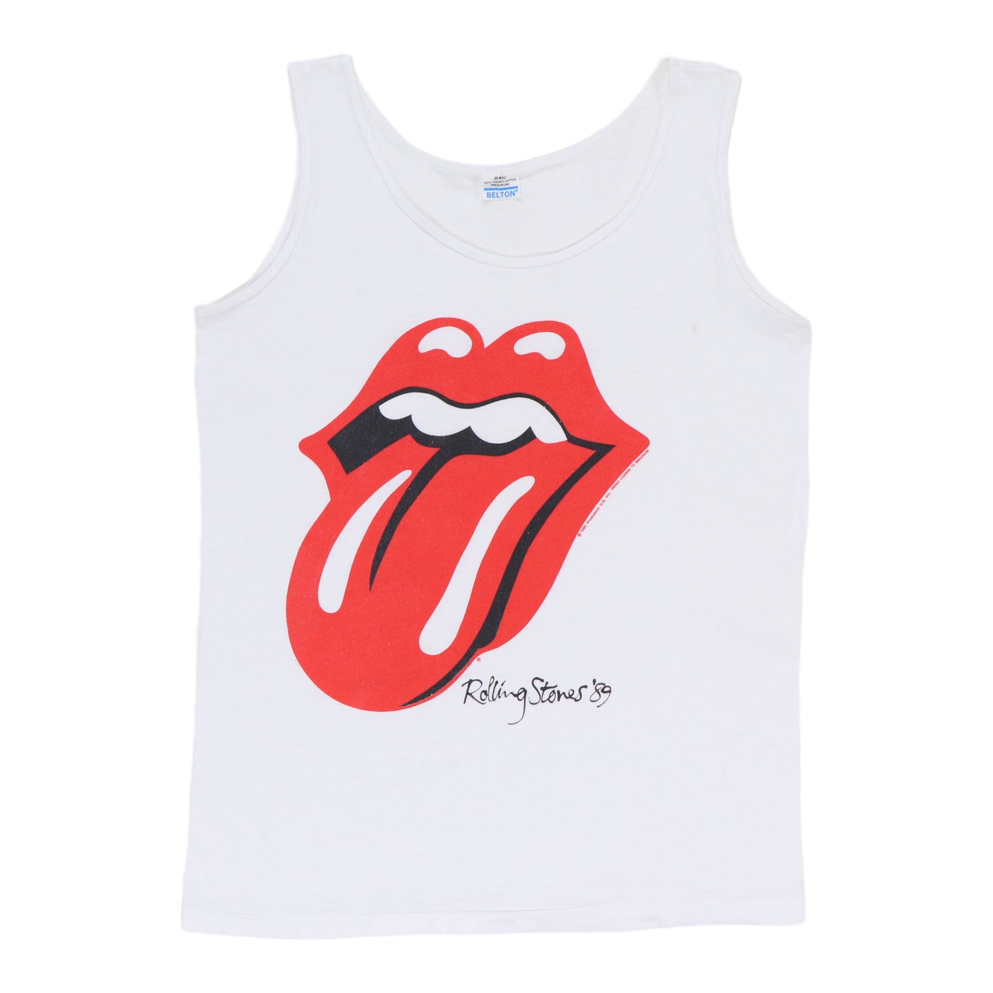 1989 Rolling Stones Steel Wheels Tour Tank Top Shirt