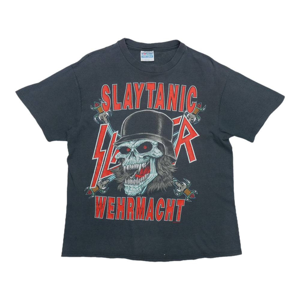 1989 Slayer South Of Heaven World Sacrifice Tour Shirt Front
