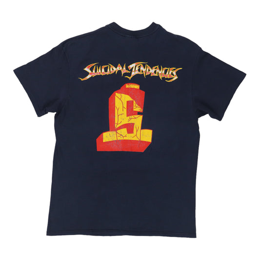 1989 Suicidal Tendencies Feel Like Shit Shirt Back
