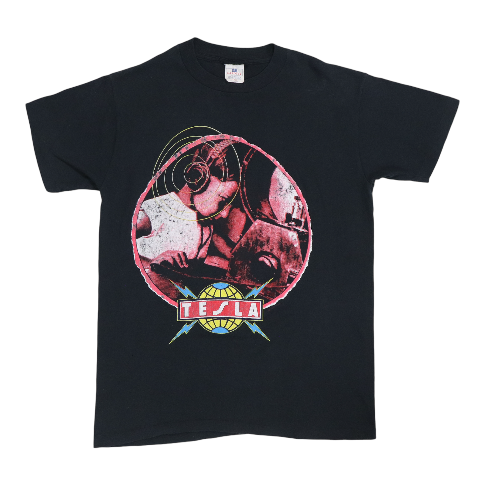 1989 Tesla Shirt | Authentic Vintage Tee – WyCo Vintage