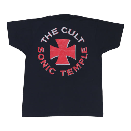 1989 The Cult Sonic Temple Shirt Back