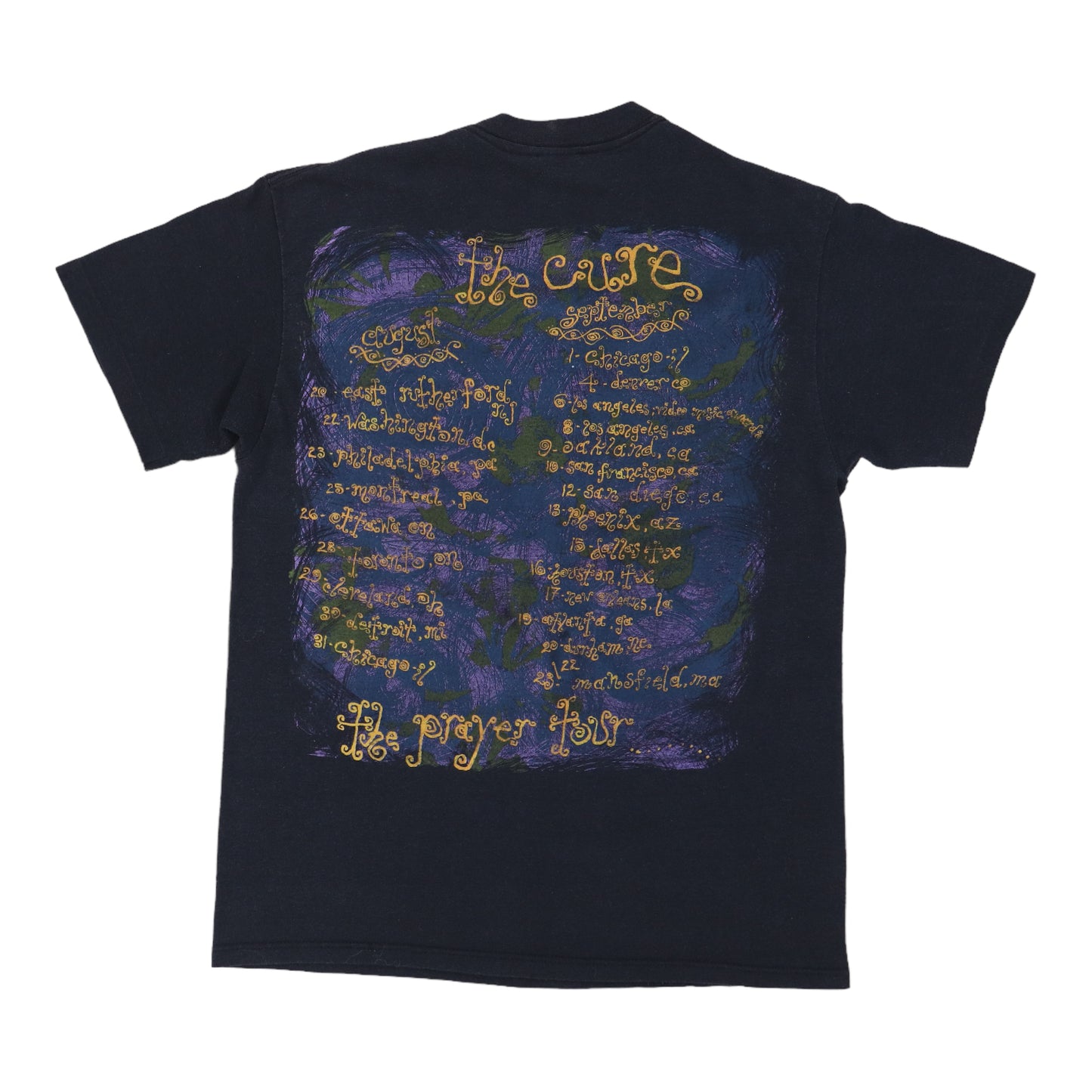 1989 The Cure The Prayer Tour Shirt