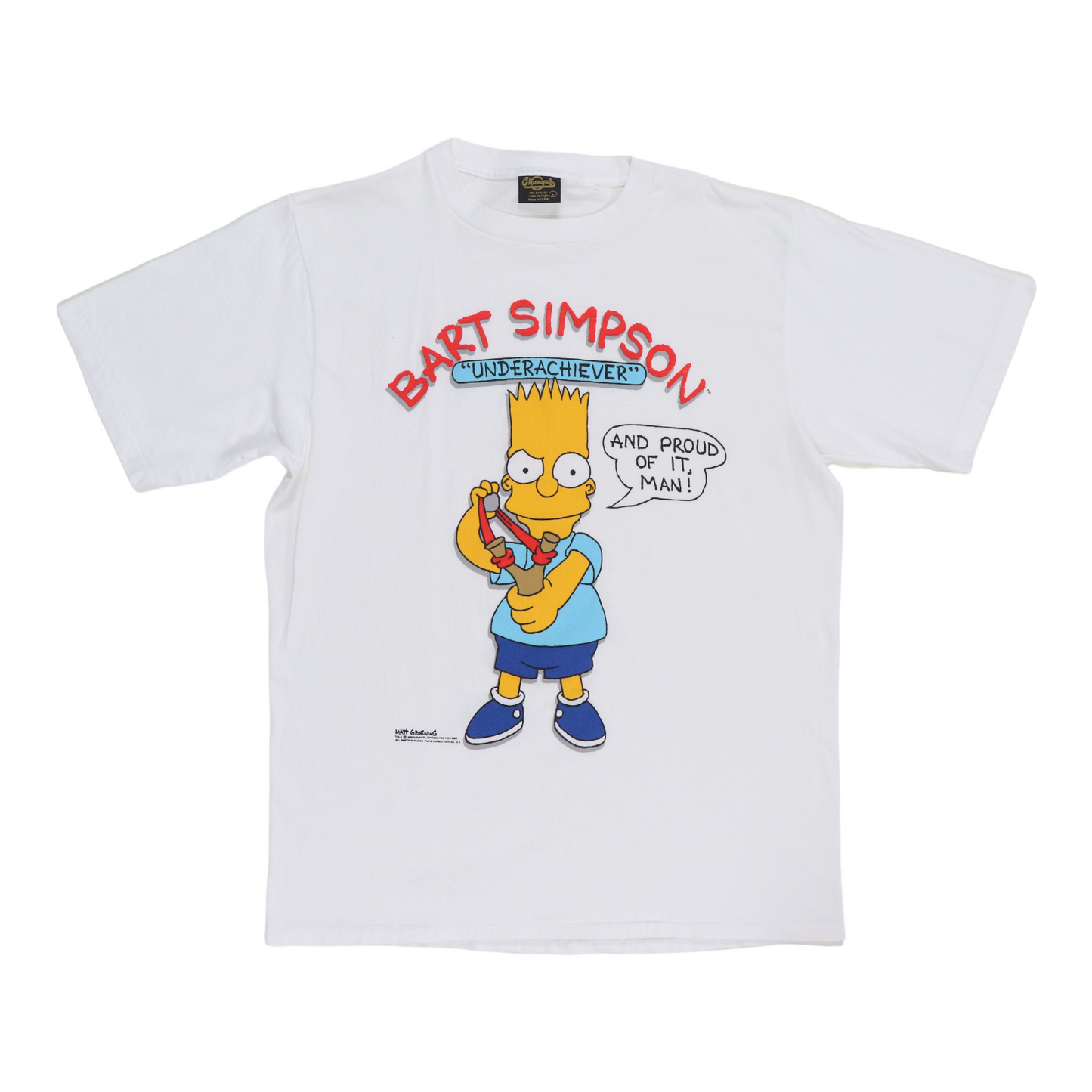 1989 The Simpsons Bart Simpson Underachiever Shirt