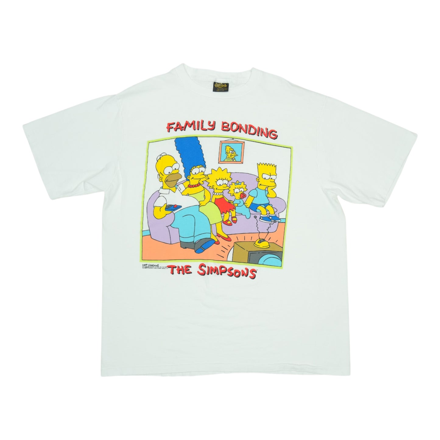 1989 The Simpsons Family Bonding Shirt