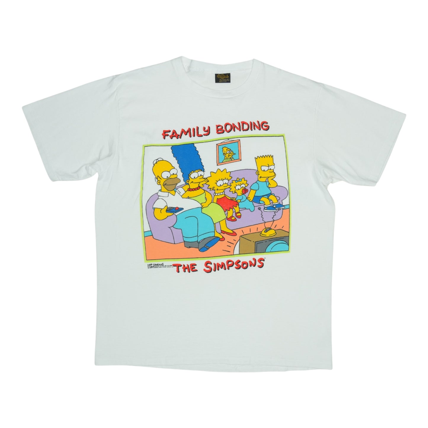 1989 The Simpsons Family Bonding Shirt