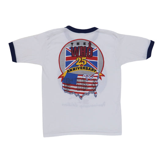 1989 The Who Kids Are Alright 25th Anniversary Edition Shirt Back