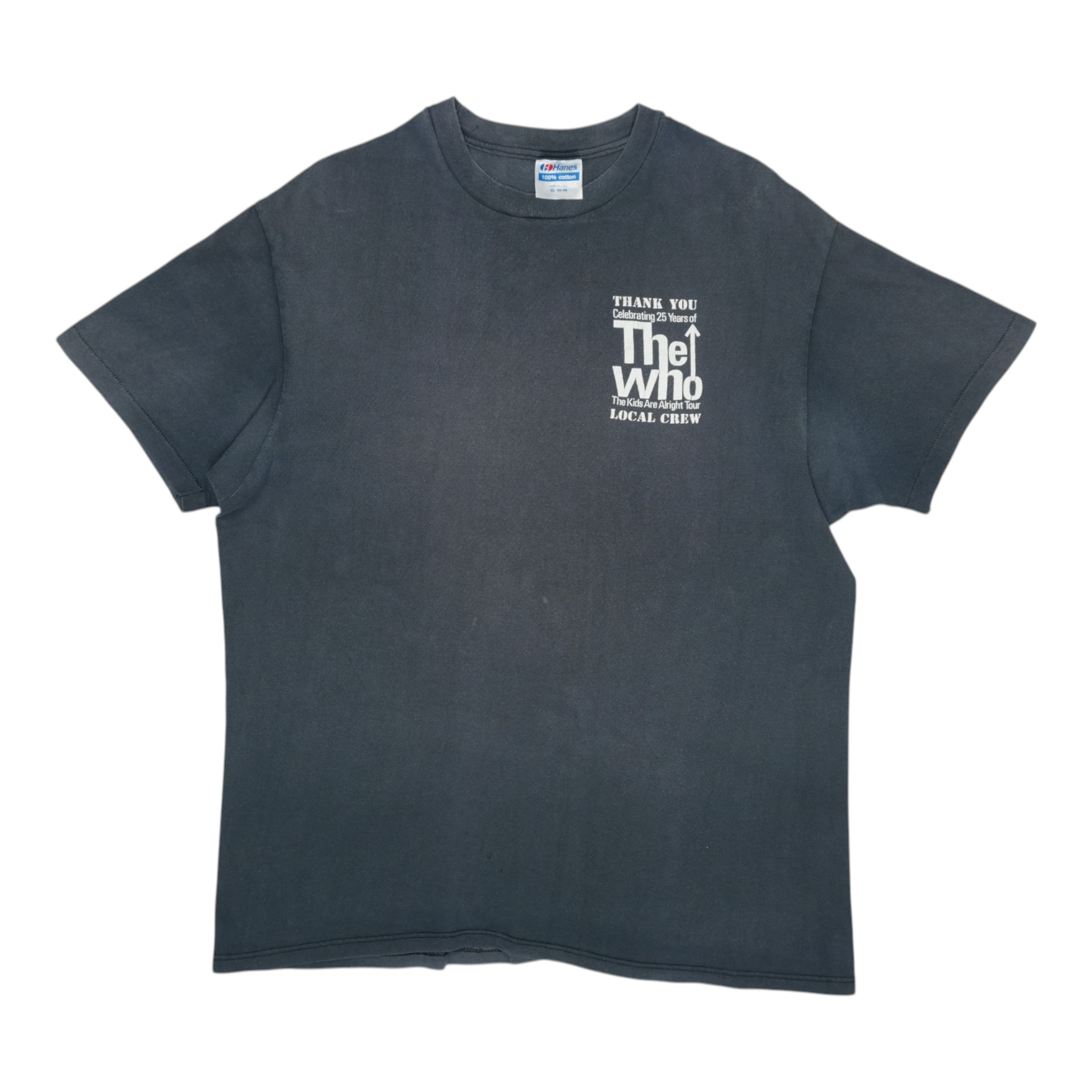 1989 The Who Kids Are Alright Local Crew Tour Shirt | Authentic 