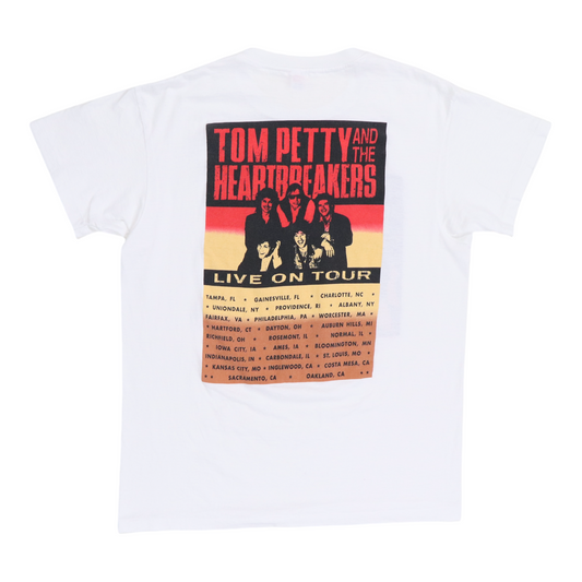1989 Tom Petty and The Heartbreakers Tour Shirt Back