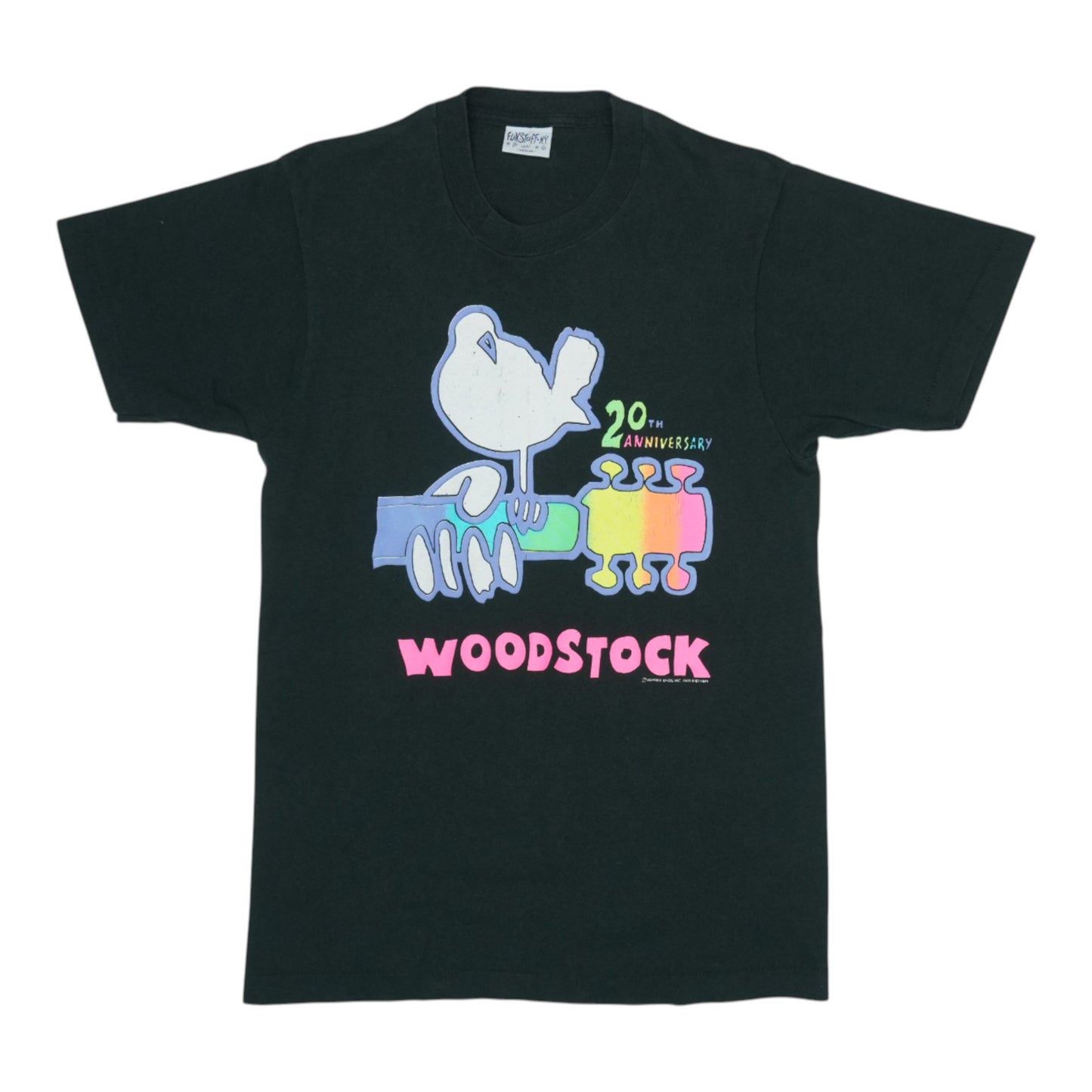 1989 Woodstock 20th Anniversary Shirt